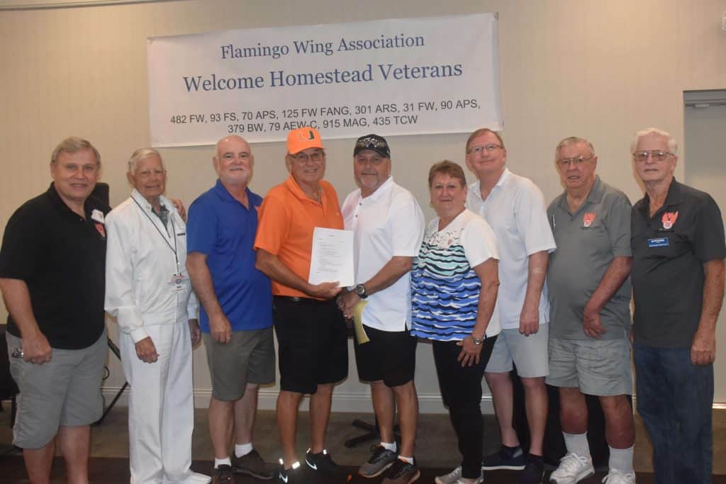 Image of all the board members of the Flamingo Wing Association.
